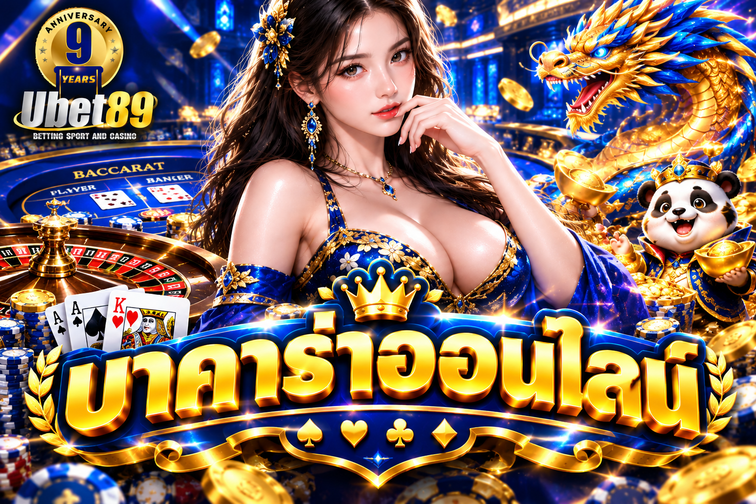 บาคาร่าออนไลน์ เล่นง่ายบน UBET89 คาสิโนออนไลน์อันดับ 1
